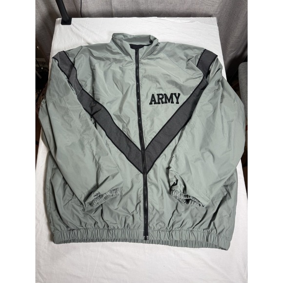 Other - Men's Army IFPU Jacket Gray Vented Full Zip Long Sleeve Size 2XL Military Coat